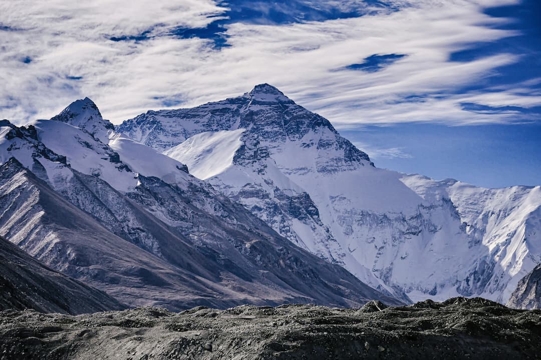 Mount Everest view from Tibet side