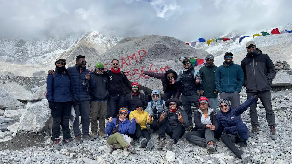 Mount Everest view from Nepal side