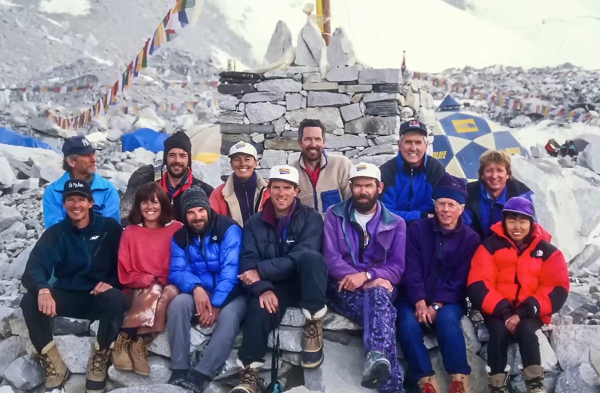 Rob Hall and his team 1996 Everest expedition